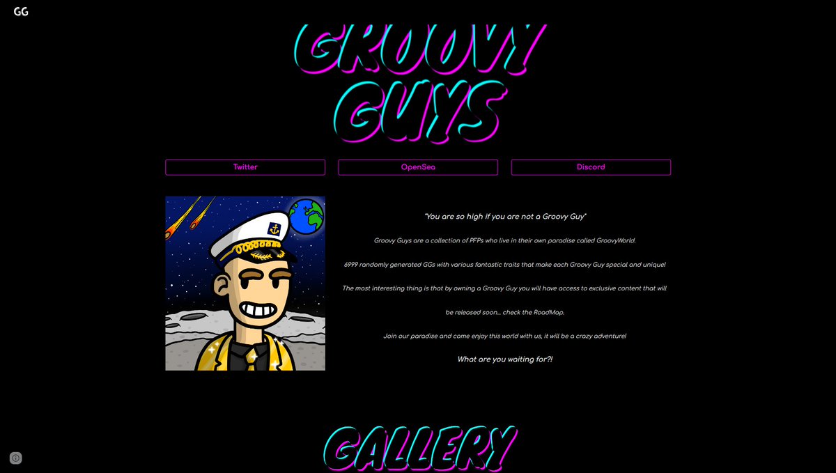 GroovyGuys's tweet image. Have you by any chance seen our website? check check check check check

groovyguys.xyz

#NFTs #NFT #GG #NFTCommunity