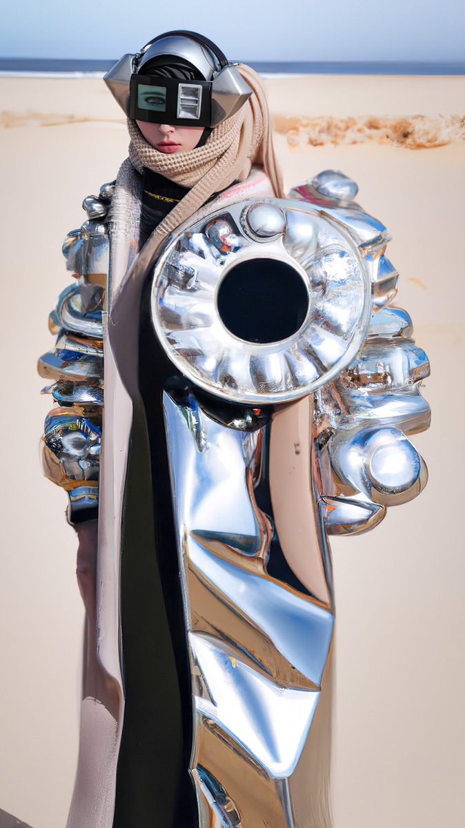 Davistaylorbro's tweet image. Creating a base portrait first and then inpaint the rest for full length shots. That way the face will always be in detail. #dalle #aiart