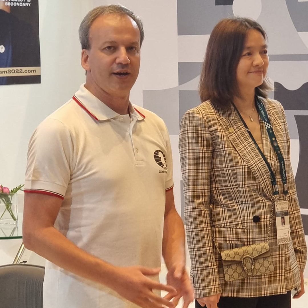 YeniSatranc's tweet photo. Dünya Satranç Federasyonu Başkanı Arkady Dvorkovich'in Seçim Kampanyasının Bir Parçası Olmanın Haklı Gururunu Yaşıyoruz
We are proud of to be a part of the election campaign of World Chess Federation President "Arkady Dvorkovich"
#saychess
@FIDE_chess @advorkovich @iLgenAkturk https://t.co/YCzz6bwpIU