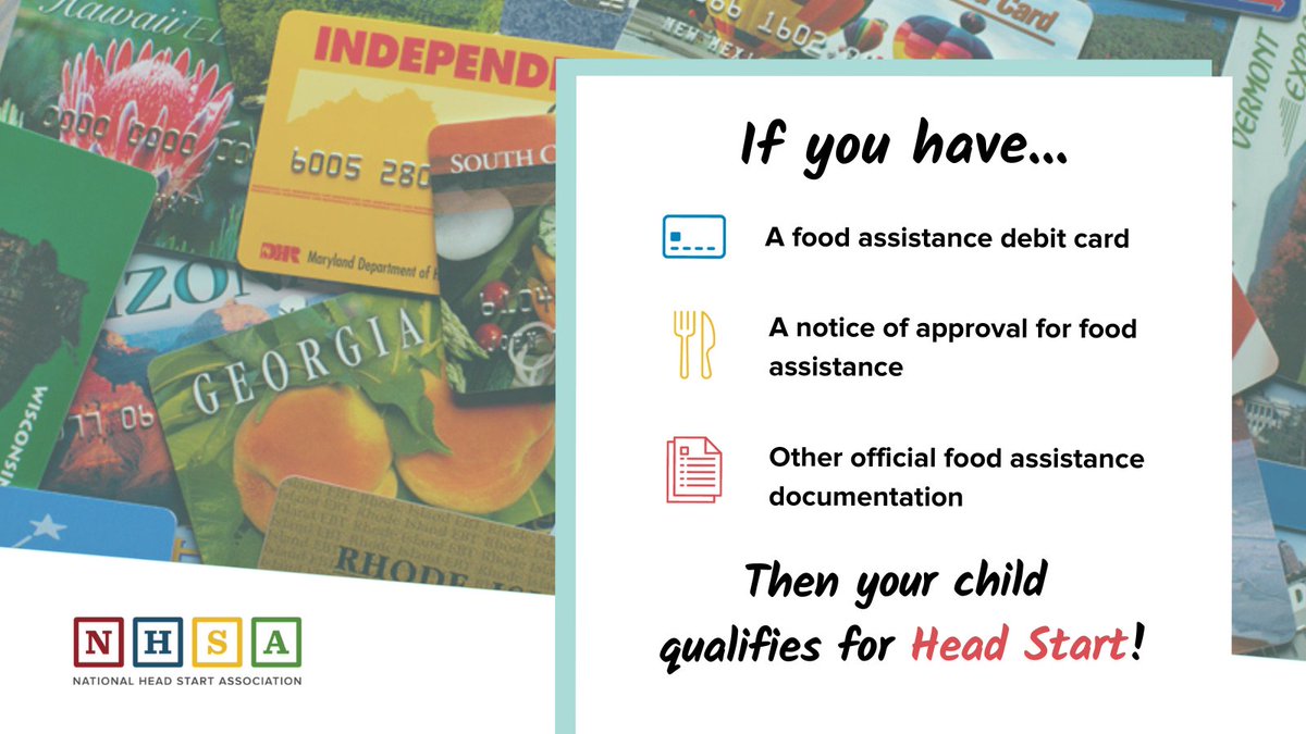Do you have your SNAP card? If you present your SNAP card when enrolling in Head Start that can be taken as proof of eligibility! Enroll now at westcentralca.org