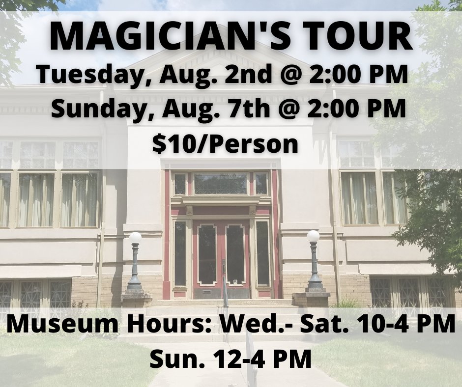 AmMuseumofMagic's tweet photo. Tomorrow at 12 pm and 2pm! All magic history lovers are welcome! https://t.co/YDe8tlNwCT