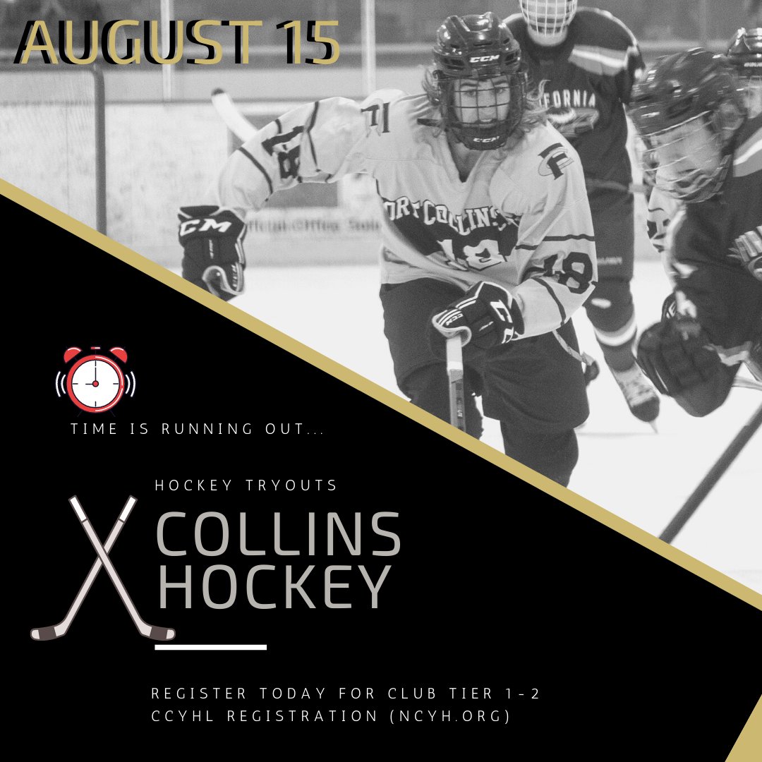 If U Love Hockey, get UR legs movin' &amp; Register for Club Tier 1-2 Hockey... Register Today!!