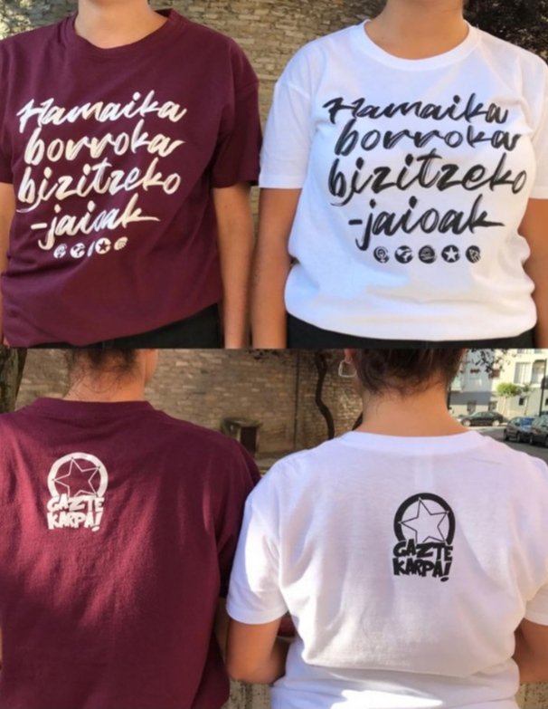 GazteKarpa's tweet photo. 👕 KUADRILLEN BAZKARIKO KAMISETAK hartzeko:
Abuztuak 2 eta 3, 16:00etatik aurrera Gazte Karpan. https://t.co/ofDxgvg7ag