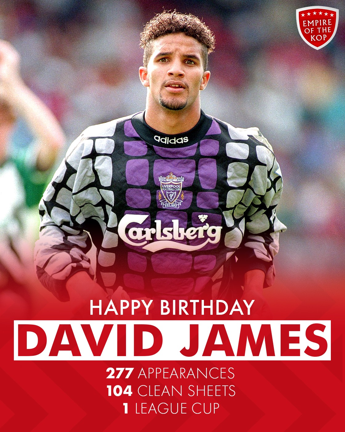 Happy Birthday, David James  