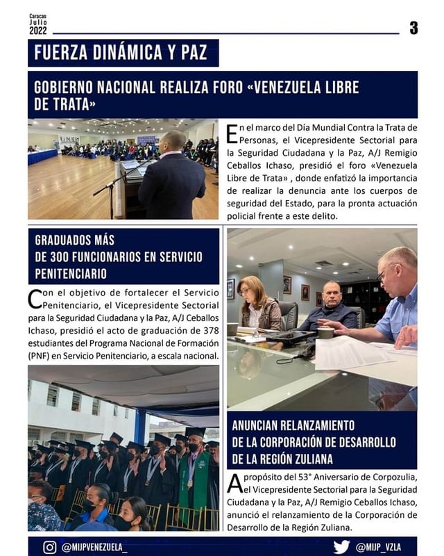 redipguayana's tweet photo. 📰 Conoce las noticias más importantes pertenecientes al @mijpvenezuela_ en el periódico digital "Seguridad Ciudadana en Acción". #Edicion41
#LaCovidNoEsJuego #SeguridadCiudadanaEnAcción https://t.co/De2VG4THrU