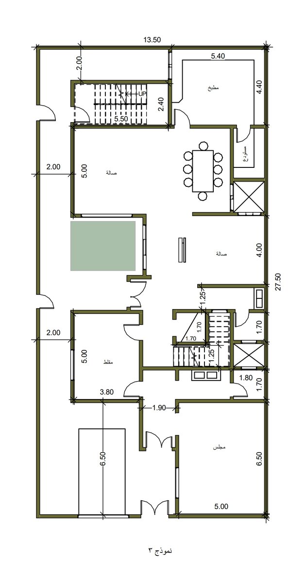 Awad4d's tweet image. تطوير مخطط لاحد المتابعين
تم تصميم ٣ نماذج للدور الارضي بينها اختلافات بسيطه
الفروقات بالصالات فقط قسم العائله
رأيكم يا اخوان ماهو النوذج الافضل من وجهة نظركم ،،،
ملاحظه : 
* الارض زاويه
* الدرج الخارجي لغرض اضافة شقه بالملحق
#تطوير_مخططات 
#مخططات_فلل 
#مخططات_وتصاميم