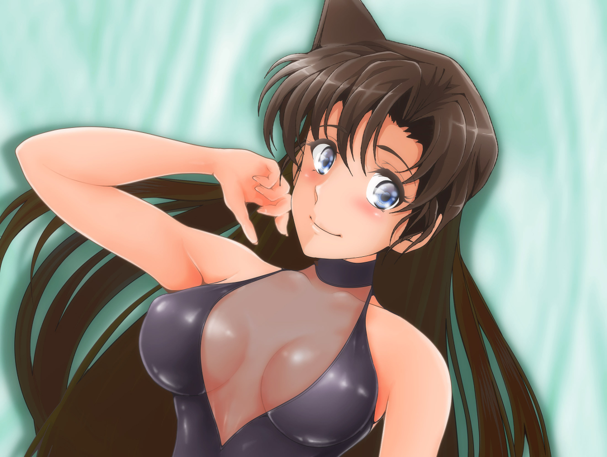 毛利蘭ちゃん抱き枕風。。 #毛利蘭 #名探偵コナン #抱き枕 #水着 https://t.co/ztlPpFwMo2 