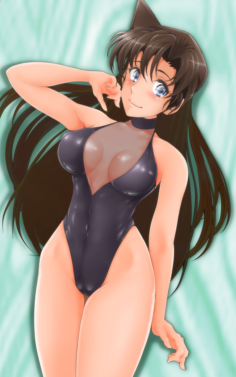 毛利蘭ちゃん抱き枕風。。 #毛利蘭 #名探偵コナン #抱き枕 #水着 https://t.co/ztlPpFwMo2 