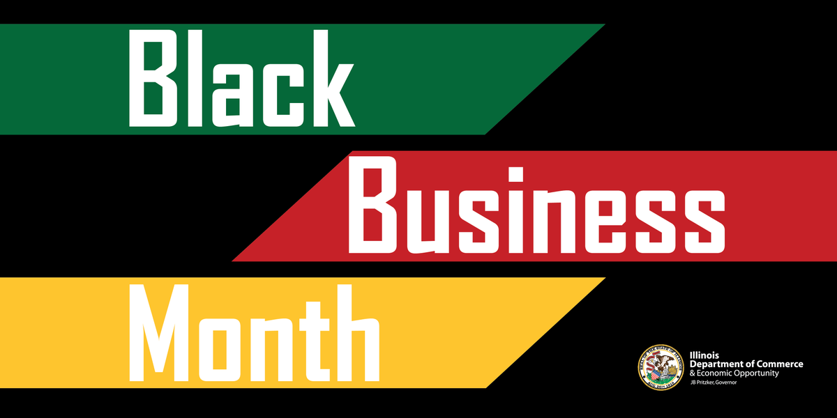 puffer_flnance's tweet photo. August is #ILBlackBizMonth! DCEO will be celebrating Black entrepreneurship through a series of events, spotlights &amp; by encouraging Illinoisans to support local Black-owned businesses. Learn more at https://t.co/vamNH6QLqt https://t.co/sH9LCAzgOi