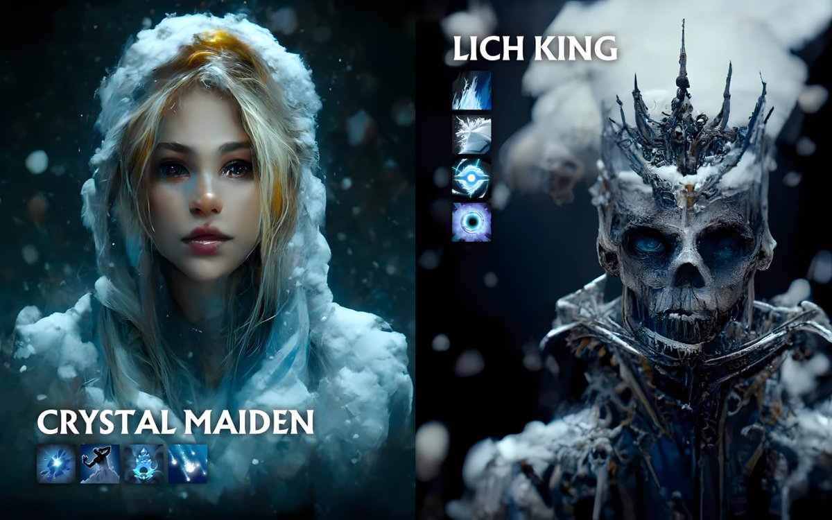 dota2mc's tweet photo. Dota 2 глазами нейросети Midjourney — 😍😍😍

via: reddit
#Dota2 #Maincast #Dota2art https://t.co/FHxXarpTBj