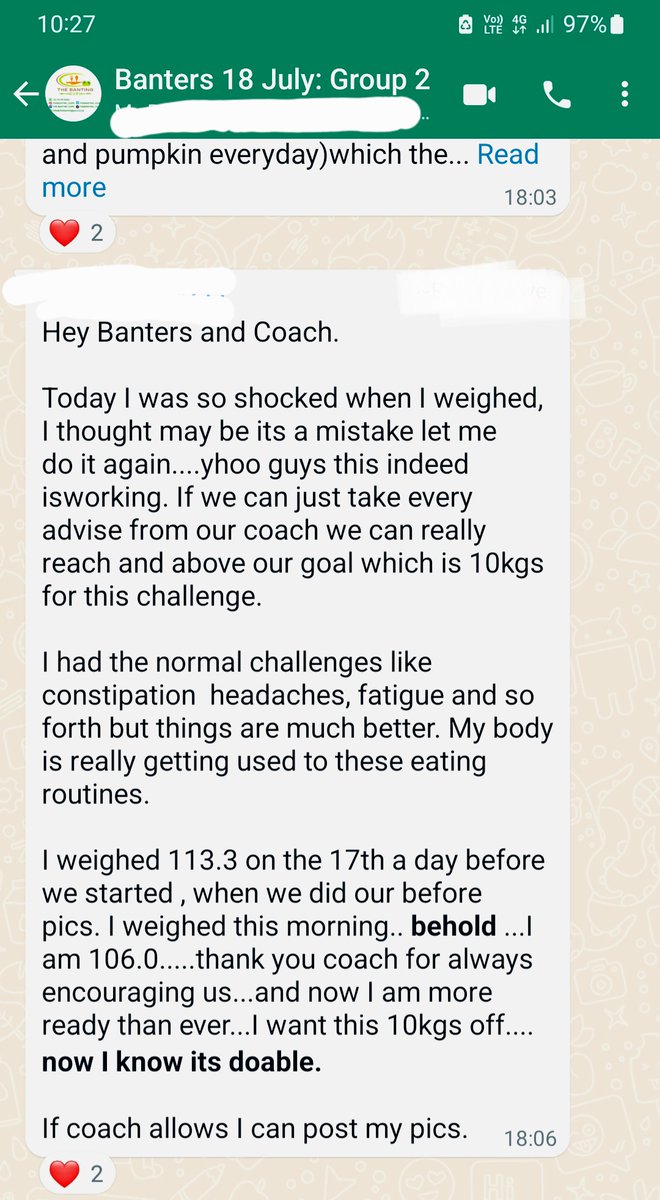 A #WomensMonth motivation. Moments like these keep me going. Changing people's lives for the better 🙌. This lovely Banter started on 18 July &amp; 2 weeks later she is 7.3kgs down just from eating real food 🥰 .

#mondaymotivation #changinglives #selflove  #bodytransformation