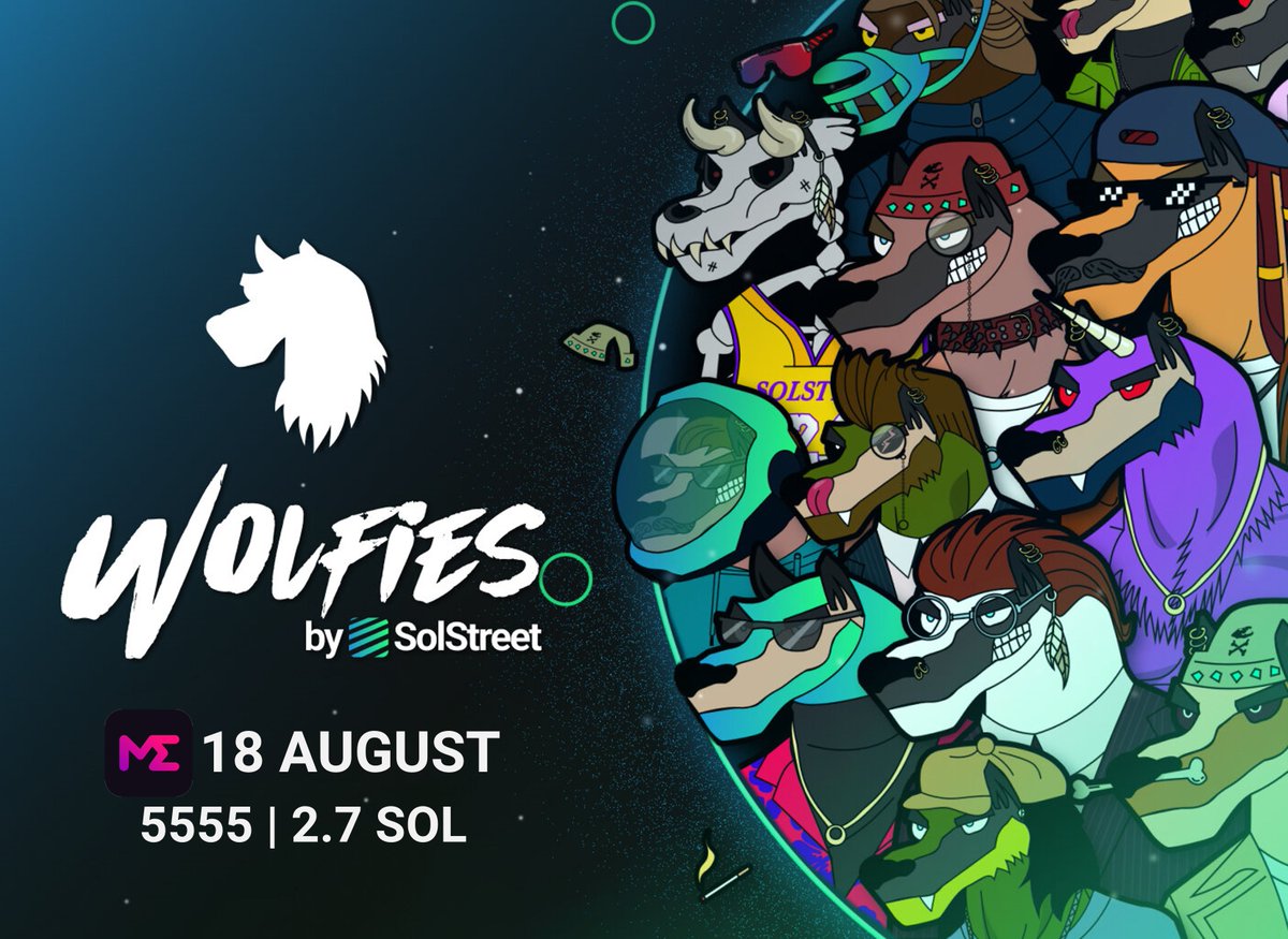 SolStreetFin's tweet image. SolStreet's team has been building a VC-backed DeFi protocol for over a year. It's time for Wolfies.

Your claim to a share of 50 million $STRT tokens and:
📈 25% Fee Discounts 
🐺 Wolfpack Benefits
🖼️ NFT Fund Tool
🎁 360 $STRT Hunt

Join WL: discord.gg/dEAFEa4EUB
Woof.