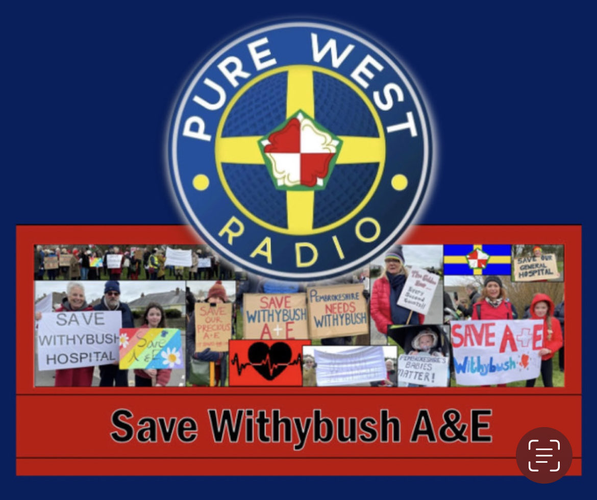 🙂 Moira from Save Withybush Campaign, will be chatting on Pure West Radio. Monday 1st August between 9 and 11pm. TUNE IN!!...
🙂Thanks once again to Pure West, for their ongoing support.

facebook.com/PureWestRadio

#SaveWithybush