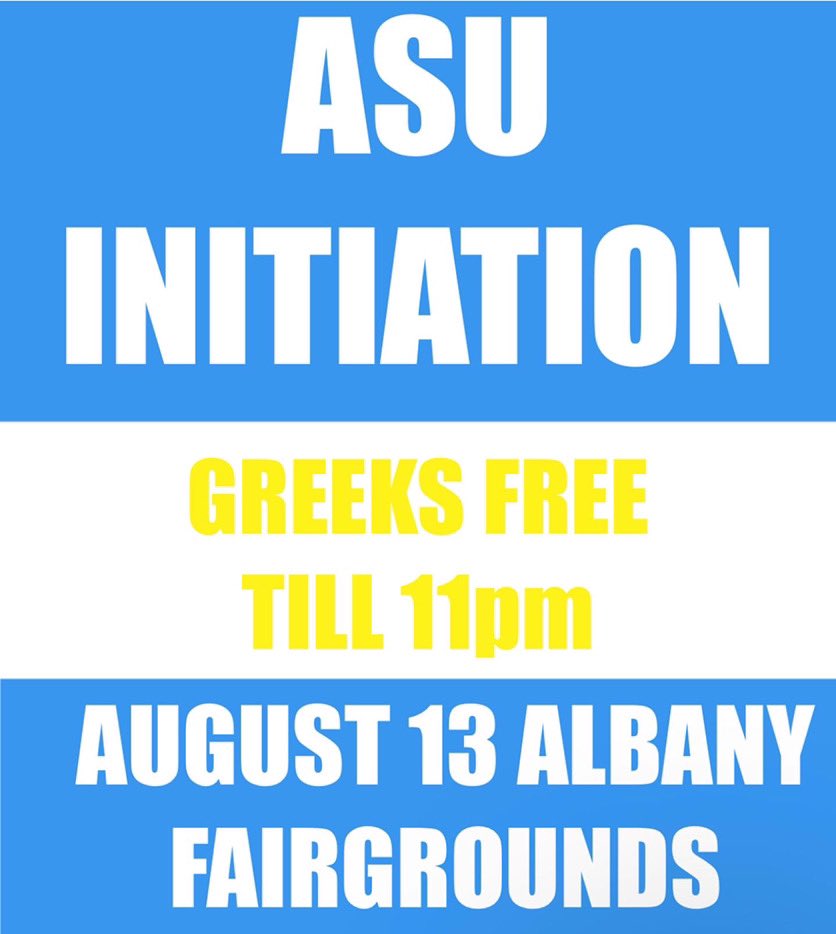 1Kglooo's tweet photo. #ASUInitiation (The Return Of The Fairgrounds)
Saturday 8/13/22
The Official #ASU Back 2 School Party
-Free Juice
-Whipped Kream All Night
-30 Min Of Darkness
-3 Djs
-2 Hosts
-10 Schools Under One Roof
Powered By #DertyWorkENT
@DertyWorkTato
@djochoytlayol
@LadrakeWoodard https://t.co/gZXs3iEsVw
