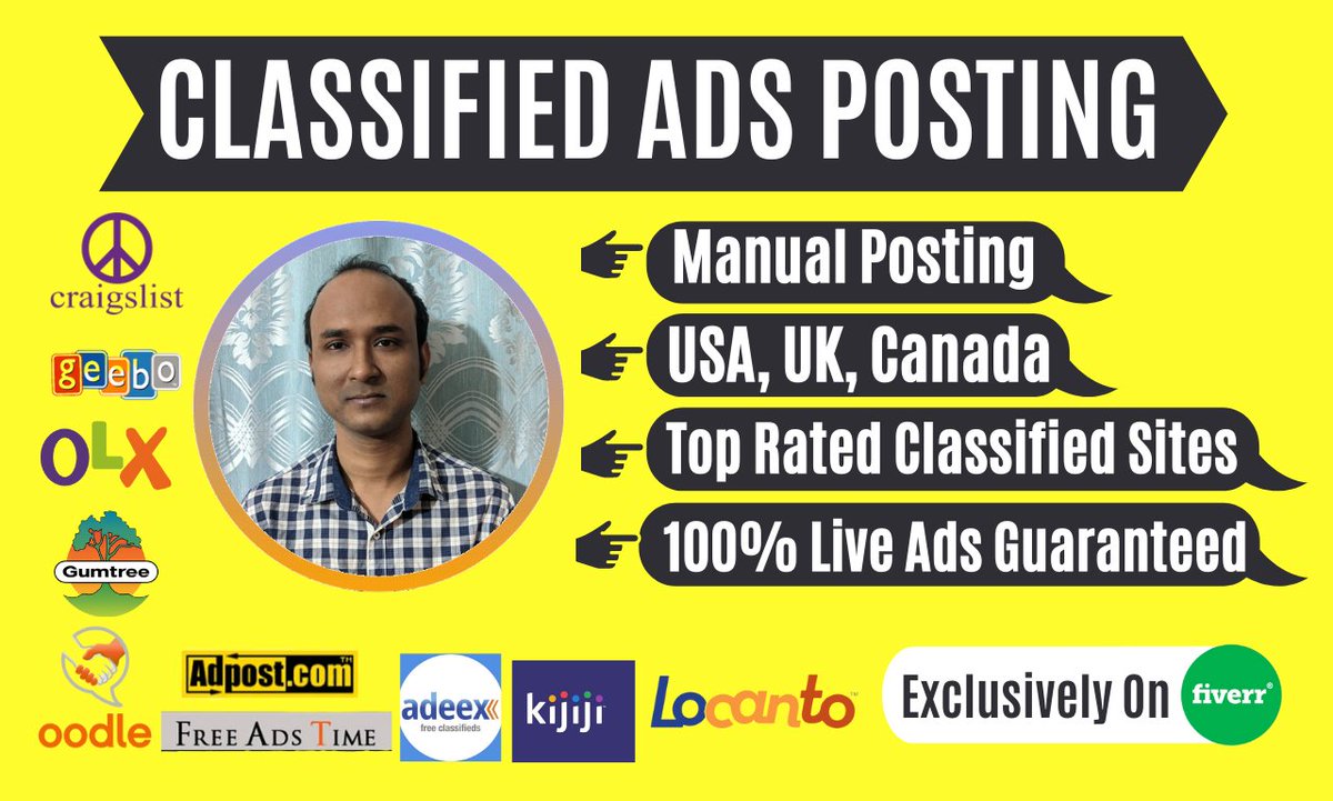 ArifurRahmanLi3's tweet photo. I will post your ads on top rank Classified Ads Posting site in 10$
Purchase From Here: https://t.co/xUtQlRCRJN
#classified #ads #posting #fbi #marketing #gettingwarmedup #music #advertising #curvescurvescurves #instagood #business #usa #ใใใใฟใ4ๅจๅนด #runBTS #HappyNewMonth https://t.co/iy2jZcqrG4