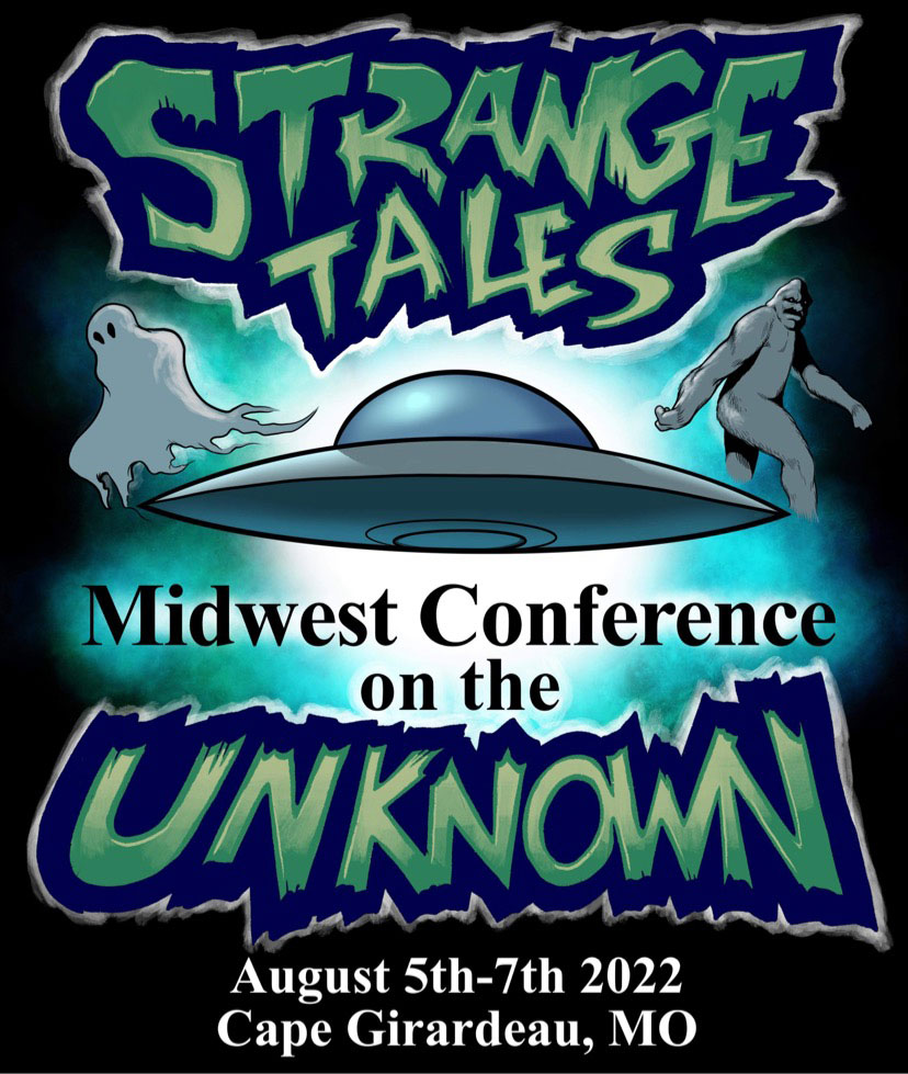 singularfortean's tweet photo. This weekend we will be at Midwest Conference of the Unknown: Strange Tales 2022 in Cape Girardeau, MO! Stop by our vendor table to buy some books and/or stickers and pins, or to just say hi! Hope to see you there! 👽🛸👻👣
#paranormalconference https://t.co/hPNUzBcFhn