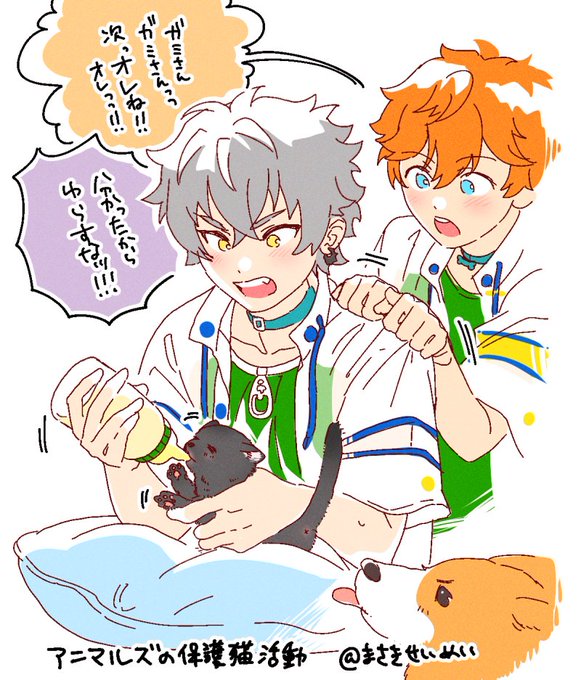 アニマルズと子猫🐈 #あんスタ 