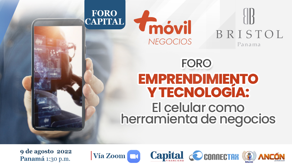 ElCFPanama's tweet photo. Te invitamos al #ForoCF "Emprendimiento y Tecnología: El celular como herramienta de negocios"
9 de agosto de 2022
1:30 p.m. (Panamá)
Patrocinado por @MasMovilPanama @BristoldePanama
Organizado por @ElCFPanama @Connectax2 @radioanconpa
Inscríbete aquí: https://t.co/Mr8HrlTmWF https://t.co/2nfit5UTlo