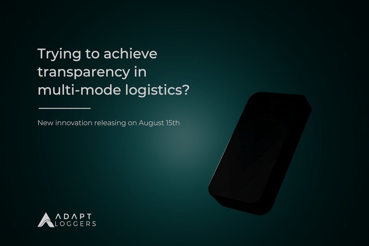 AdaptLoggers's tweet photo. As complicated as logistic processes can become, the solutions to them can be much simpler than you think.
Simpler solutions coming soon. #LogisticsMadeEasy
#adaptloggers #iot #supplychainmanagement #monitoringsolutions #trackandmonitor #logistics #globallogistics #dataloggers https://t.co/W9nRg1eFg6