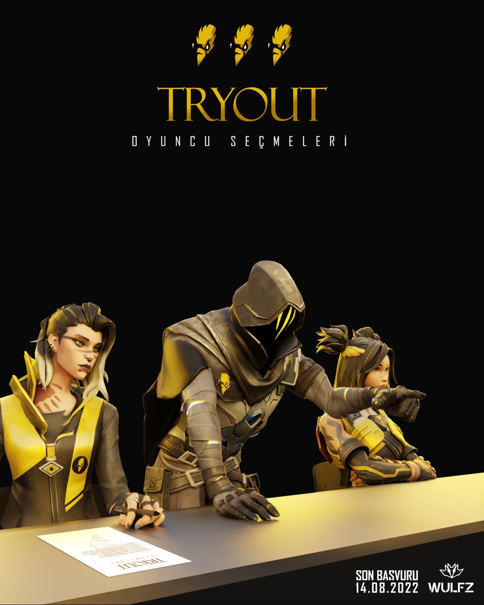 836 Wulfz Yeni Kuzgunlarını Arıyor!

Eğer sen de yetenekli olduğunu düşünüyorsan
👇
forms.gle/YPyMEJ3M1aNfoM…

Unutma son kayıt tarihi: 14 Ağustos ❗