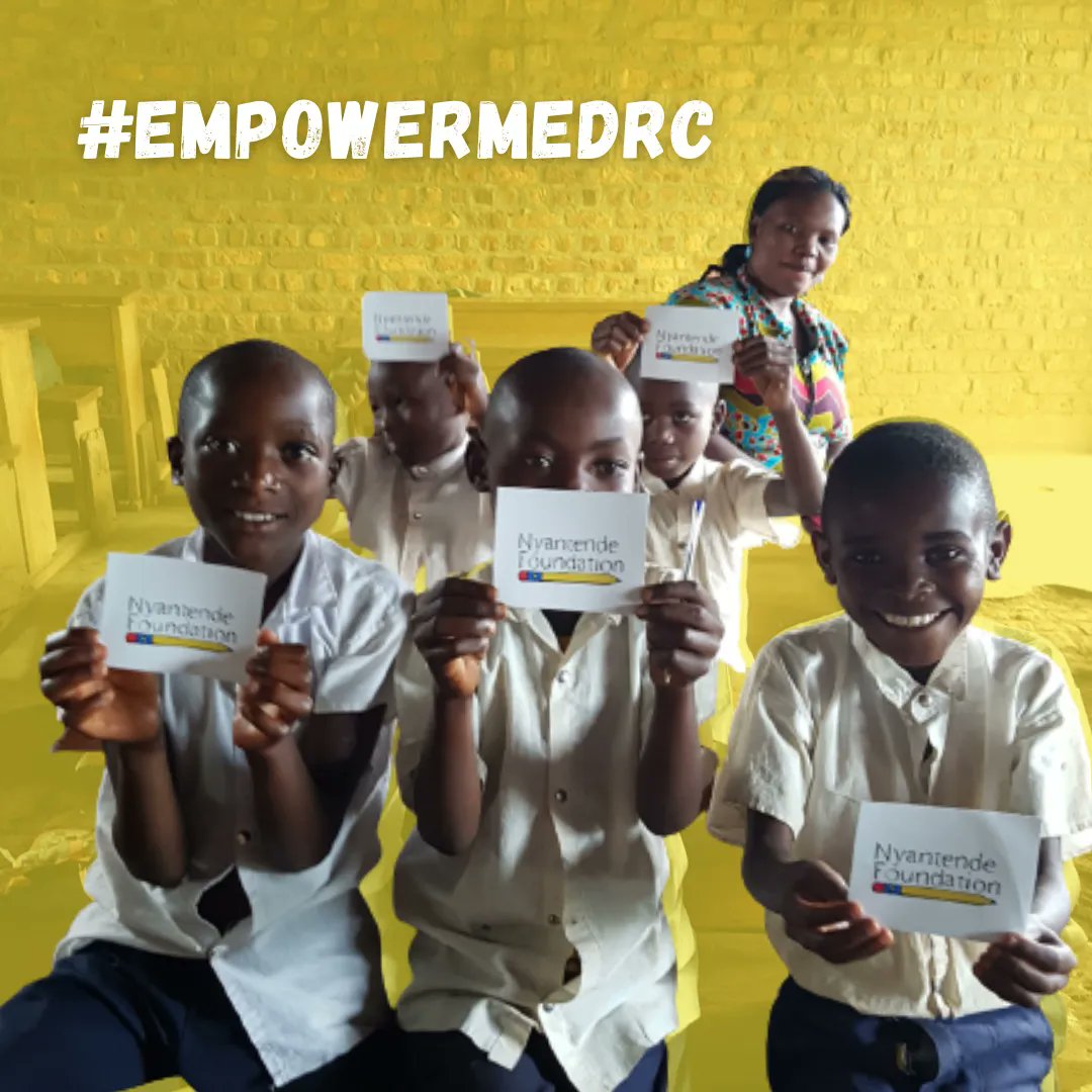 Nyantende's tweet photo. As Nyantende youth face the challenges of #COVID19 and financial barriers to attending school, they need your help now more than ever!

Donate to our #EmpowerMeDRC campaign to send kids to school with the supplies needed for a healthy and educated future!
 https://t.co/CB9mBTaevh https://t.co/Nk01L2zjAG
