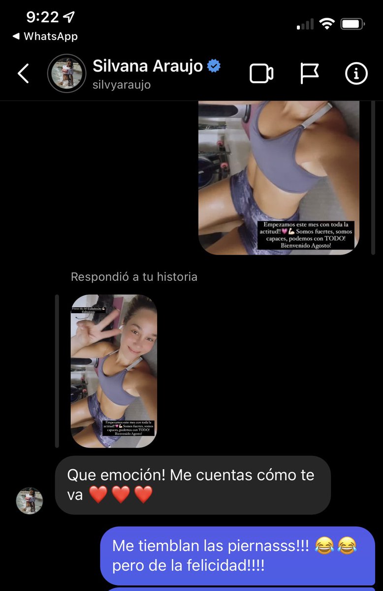 VLapeiraP's tweet photo. Empecé este mes con TODA!! LA AMO ella es lo más increíble del planeta tercer reto con ella y contando!❤️ soy muy fan 🥹💪🏻🤣 #Silbe #BeFierce #silvyaraujo https://t.co/NEHitoL1IO