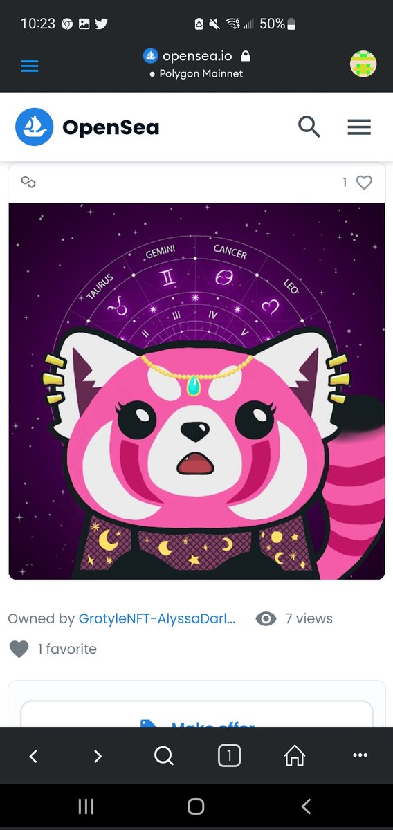 ChitinNature's tweet photo. @cryptoredpandas for the win!
Now I can wish everyone a panda happy birthday!!!
Weeee hooooo!!
1 in there from @Grotyle1
#NFTLife #NFTs #NFTCommunity
#ChitinNature #Grotyles
#ChitHeadz #GrotyleWorlds
#NFTBeast #NFTPanda https://t.co/4BqVWsCKAS