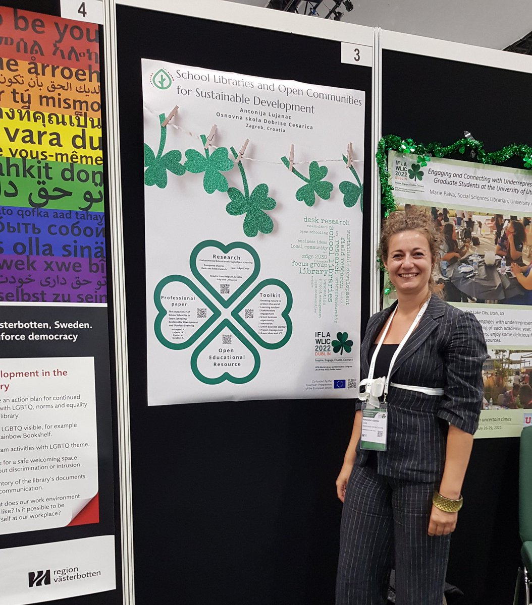 CesaricSchool's tweet photo. Presenting the #outsideprojecteu results at #IFLAWLIC conference in Dublin, July 2022 https://t.co/PhhDlQL8BB