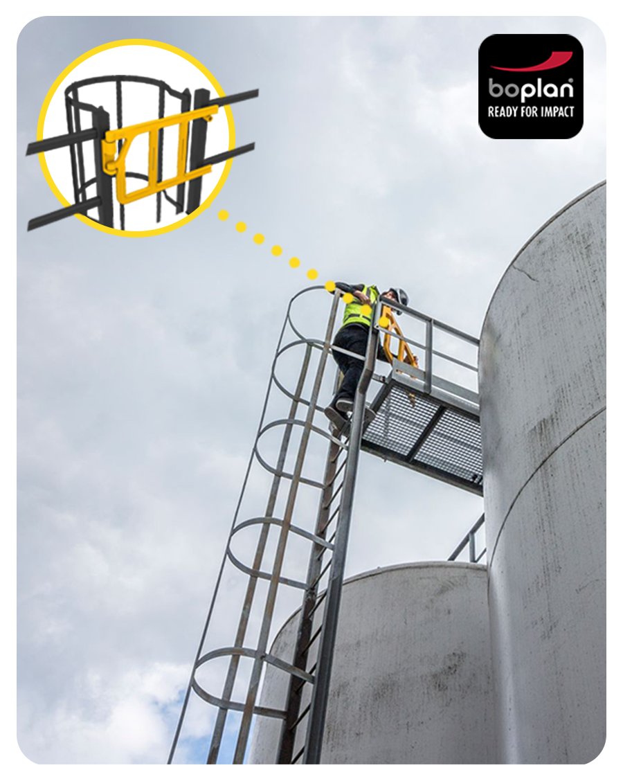 💡 Product Spotlight 

De Double Axes Gate is speciaal ontwikkeld als valbeveiliging voor kooiladders en werkplatformen. Met deze stevige, industriële veiligheidspoort van Boplan kunt u openingen van kooiladders een veilige manier afsluiten.

Meer info
❓ bit.ly/3vrCK3l