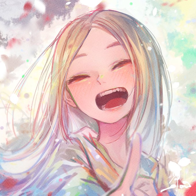 笑顔のtwitterイラスト作品 笑顔のtwitterイラスト作品