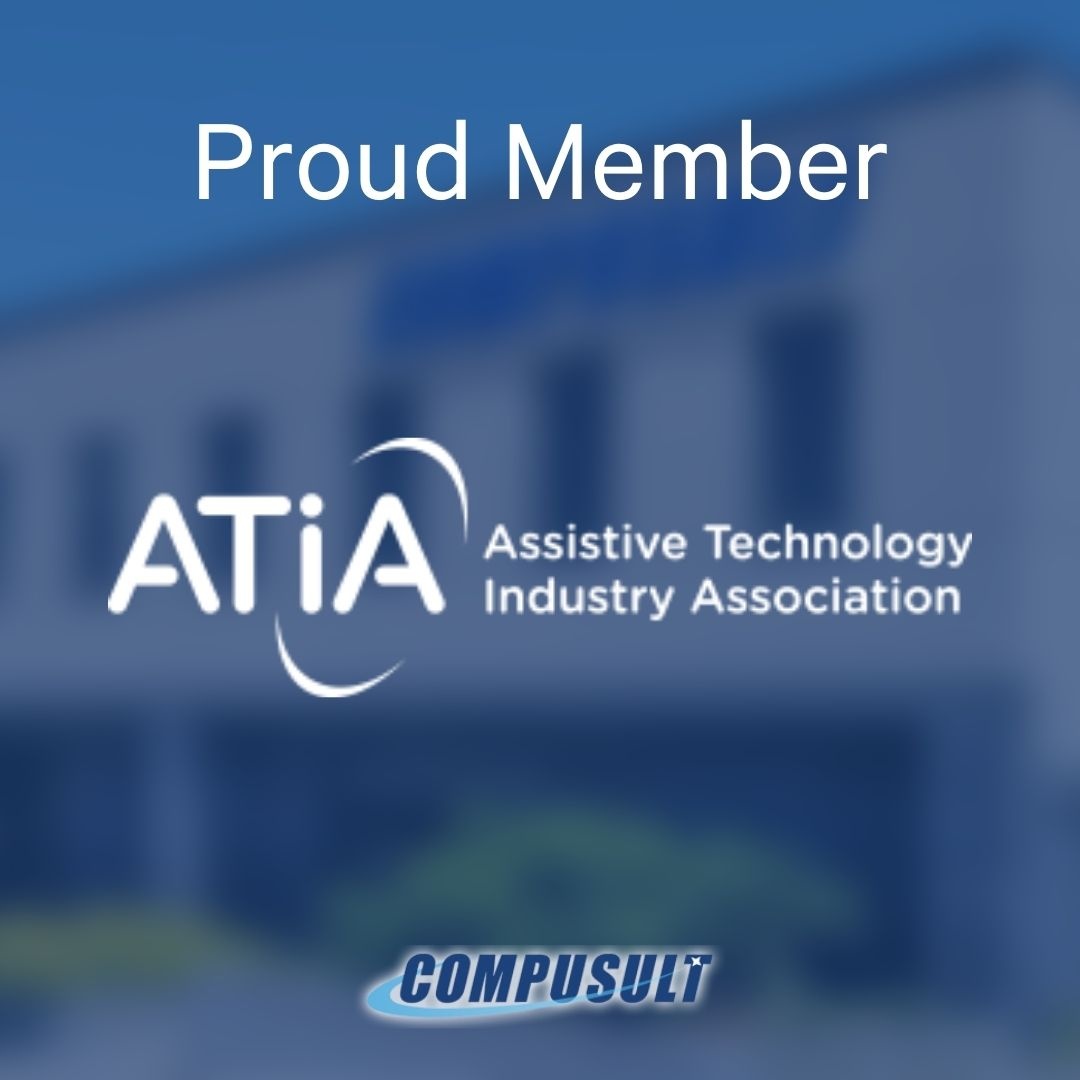 Compusult is a proud member of the <a href="/ATIAorg/">ATIA</a>. 

ATIA is a not-for-profit membership organization representing manufacturers, sellers or providers of technology-based assistive devices and/or services.