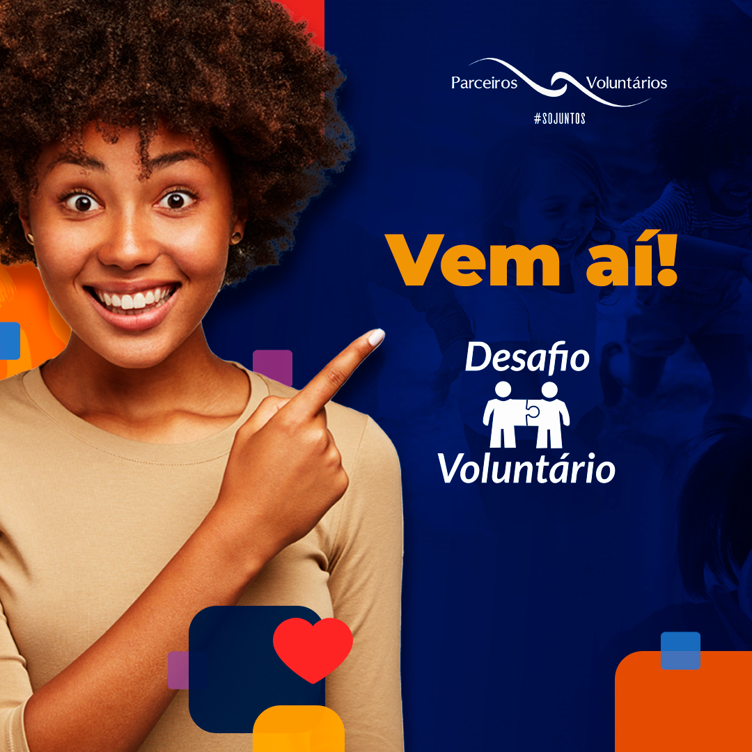 Fiquem ligados: o Desafio Voluntário está chegando cheio de novidades este ano!

Vamos juntos!

#desafiovoluntario #vaicomeçar #voluntariado #solidariedade #sojuntos  #voluntario #eusouvoluntario #eumudoomundo #solidariedade  #doação #parceiros #ong #ongparceirosvoluntário