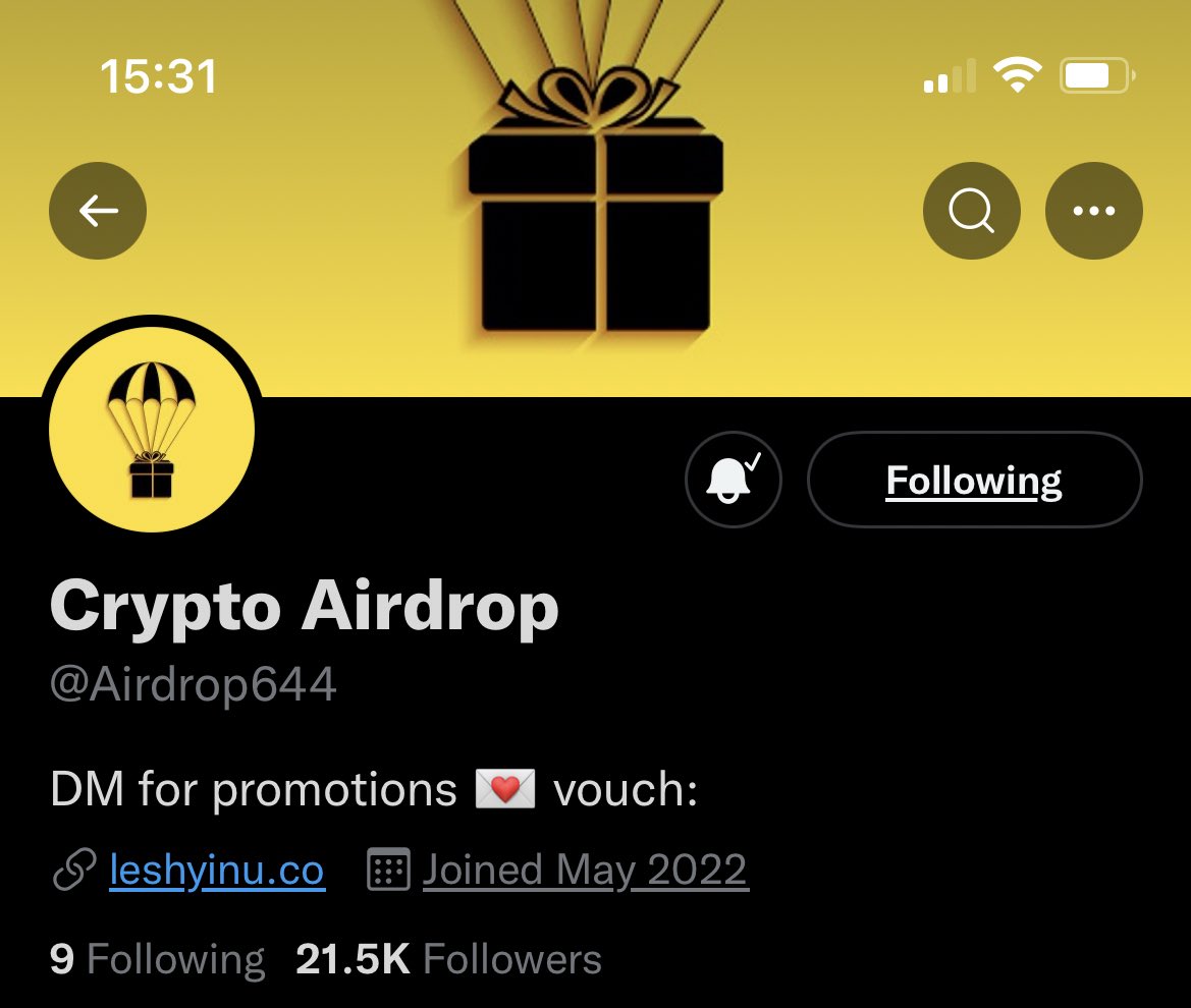 cryptokavz's tweet photo. @Airdrop644 :o ? https://t.co/WDHpEL0wSh