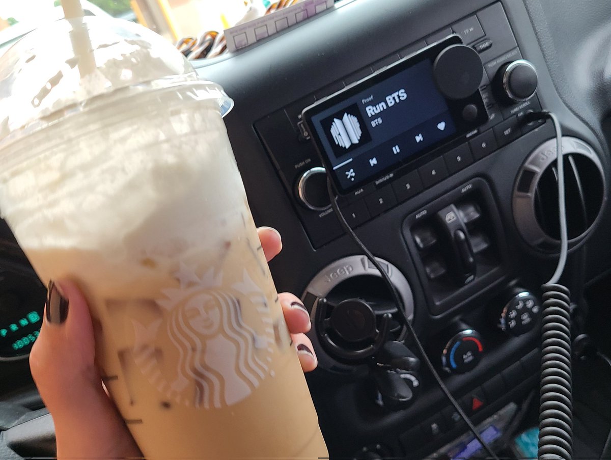 SMBrew12's tweet photo. me at every minor inconvenience: I deserve iced coffee and run bts https://t.co/qQCiajQHkZ