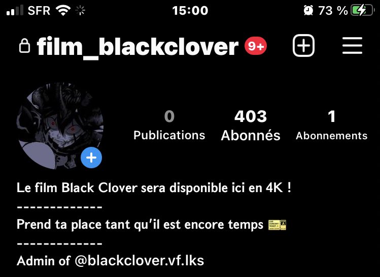 inouevisuals's tweet photo. Le compte en description va poster le film black clover dès sa sortie ! C’est quand même sympa de regarder un film gratuitement. Alors prend vite ton ticket ! 🎫 https://t.co/ixsYSHGq4T
