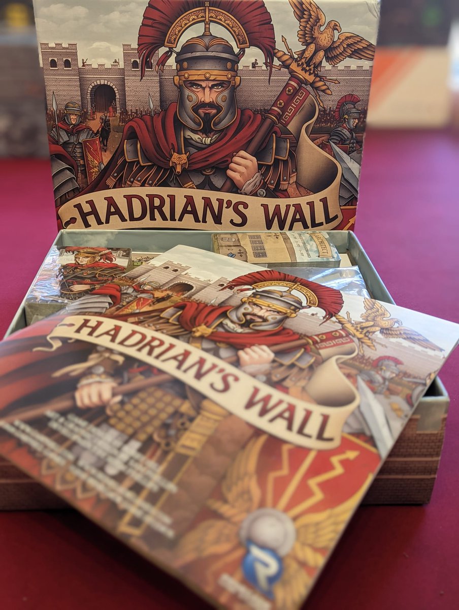 Delivery!!

Excited to try this!
#boardgames #boardgame #boardgamegeek #tabletop #ttrpg #tabletopgames #tabletopgaming #rollandwrite #rollnwrite #hadrianswall