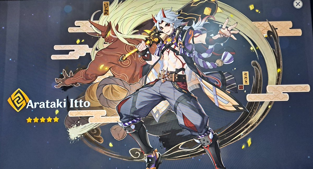 DummyOblivia's tweet photo. De cuando se vino mi oni fav para terminar mi equipo full geo 🥰 https://t.co/2WvTQGMX4G