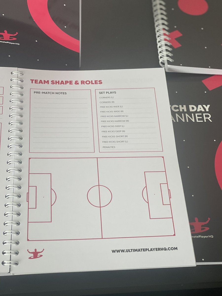 playersessionHQ's tweet photo. 🚨 UPHQ Competition 🚨

For a chance to win our brand new 50 double sided Match Day Planner

•Simply retweet to enter. 

Winner announced tomorrow at 12pm. 

#GoodLuck #MatchDayTool https://t.co/fehoHazsdd