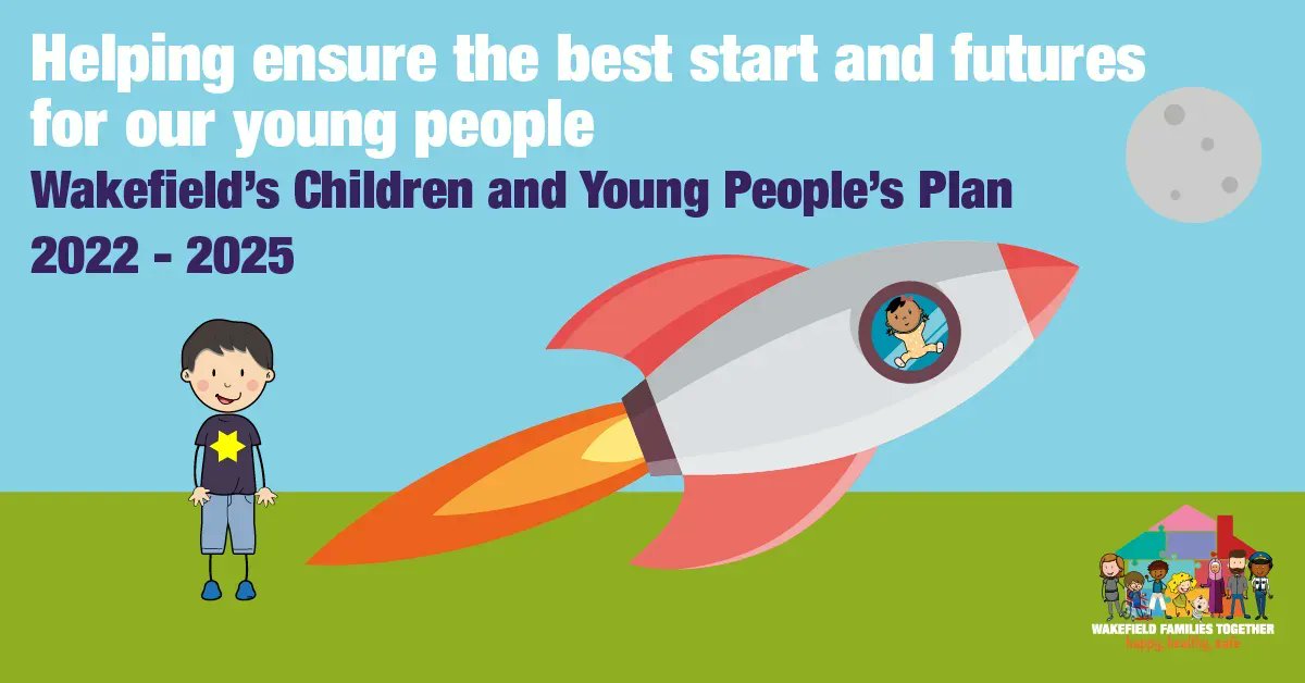 MyWakefield's tweet photo. Our new plan is ready for take-off ๐
Visit our stand this Saturday at the Grand Day Out in Wakefield centre ๐.
We canโt wait for you to see the new plan, shaped by young people for young people! ๐ #CYPPlan https://t.co/wrVmHbB0QM