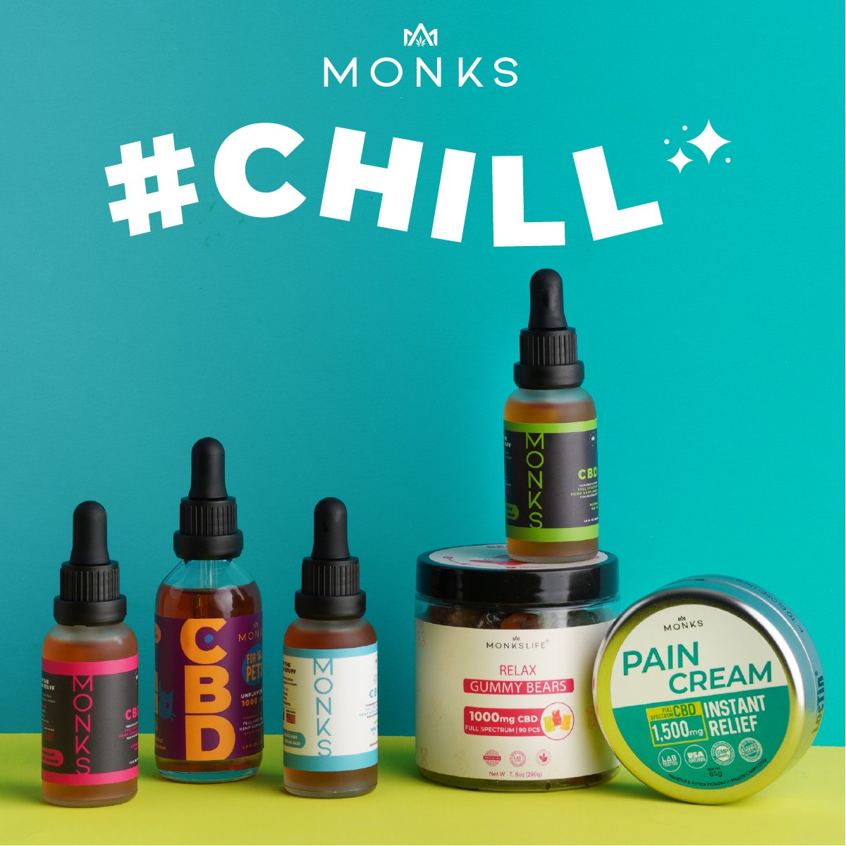 monkslifemx's tweet photo. Nos presentamos: somos esa persona chill que siempre está hablando de CBD y en el proceso se gana tu corazón
.
.
#monkslife #wellness #gummies #relax #gummybears #tasty #candy #health https://t.co/H3S3KnI2oK