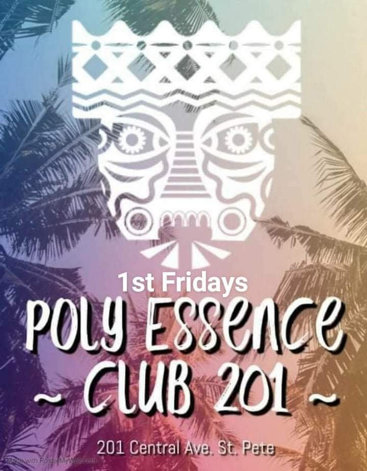 kevinlpurcell's tweet photo. Join us with Poly Essence Band Live 1st Fridays, August 5th 10pm-2am at Club 201 in St Pete,  FL. #feelgoodmusic #firstfridays #stpete #polyessence #islandvibes #blockparty #dtsp https://t.co/iFHJMJLgDQ