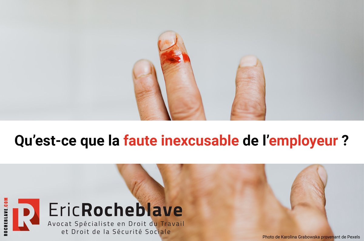EricROCHEBLAVE's tweet photo. Comment un employeur peut-il se défendre contre un salarié demandant la reconnaissance de sa faute inexcusable ? https://t.co/T0nPBJRoNG #fauteinexcusable #fauteinexcusabledelemployeur https://t.co/IZdPFrnFWT