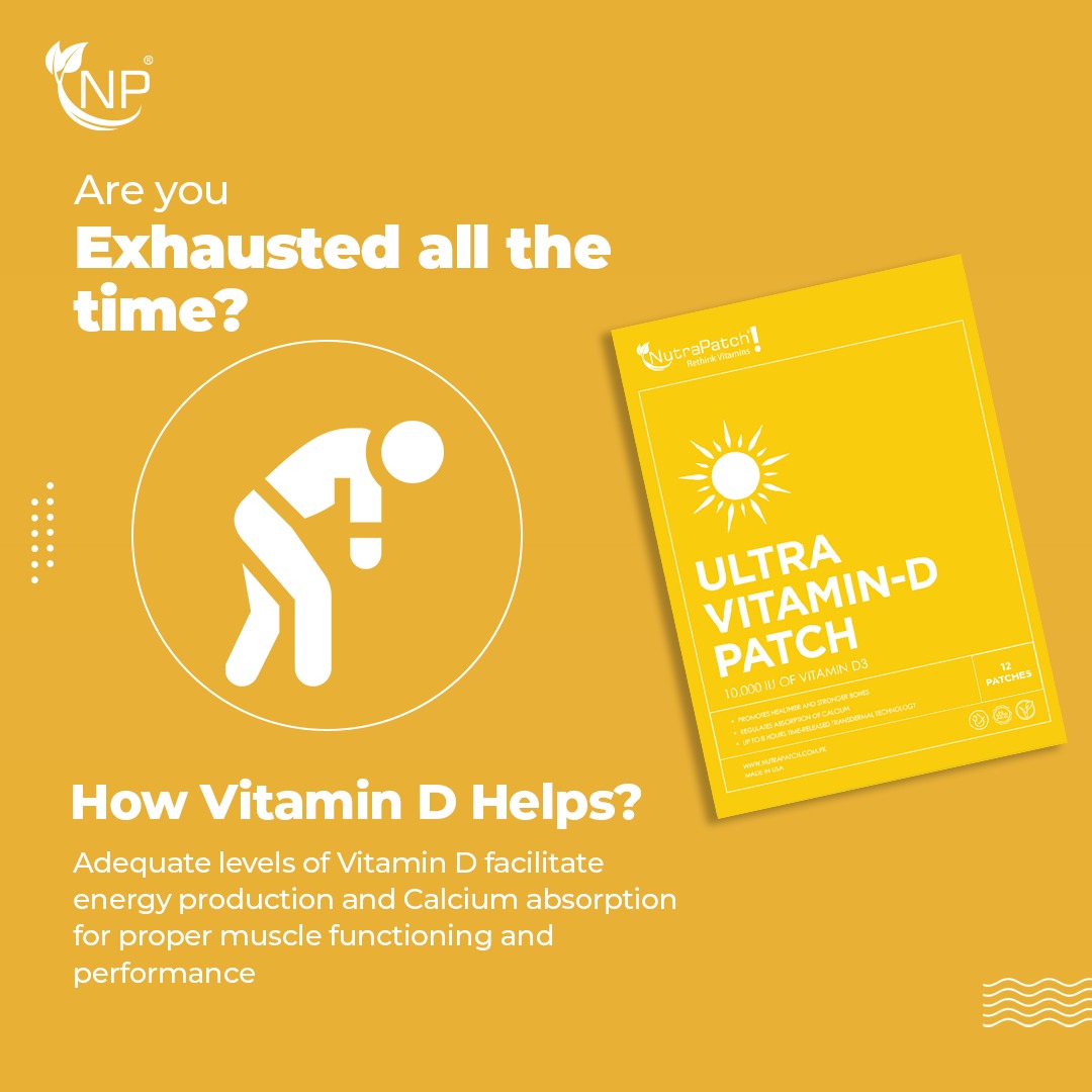 NutraPatch's tweet photo. If your body needs more Vitamin D, our Ultra Vitamin-D Patch can deliver the vital nutrients directly through the skin. 

Get yours now!

#nutrapatch #vitamind #smartchoice #vitaminpatches https://t.co/H7Min2eEYF