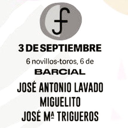 🚨 NUEVA FECHA!!

📅 3 de Septiembre.

🗺 Calasparra

 🐂 Barcial

Nos vemos en la Feria Taurina del Arroz 2022‼️

#miguelsenent #miguelito
