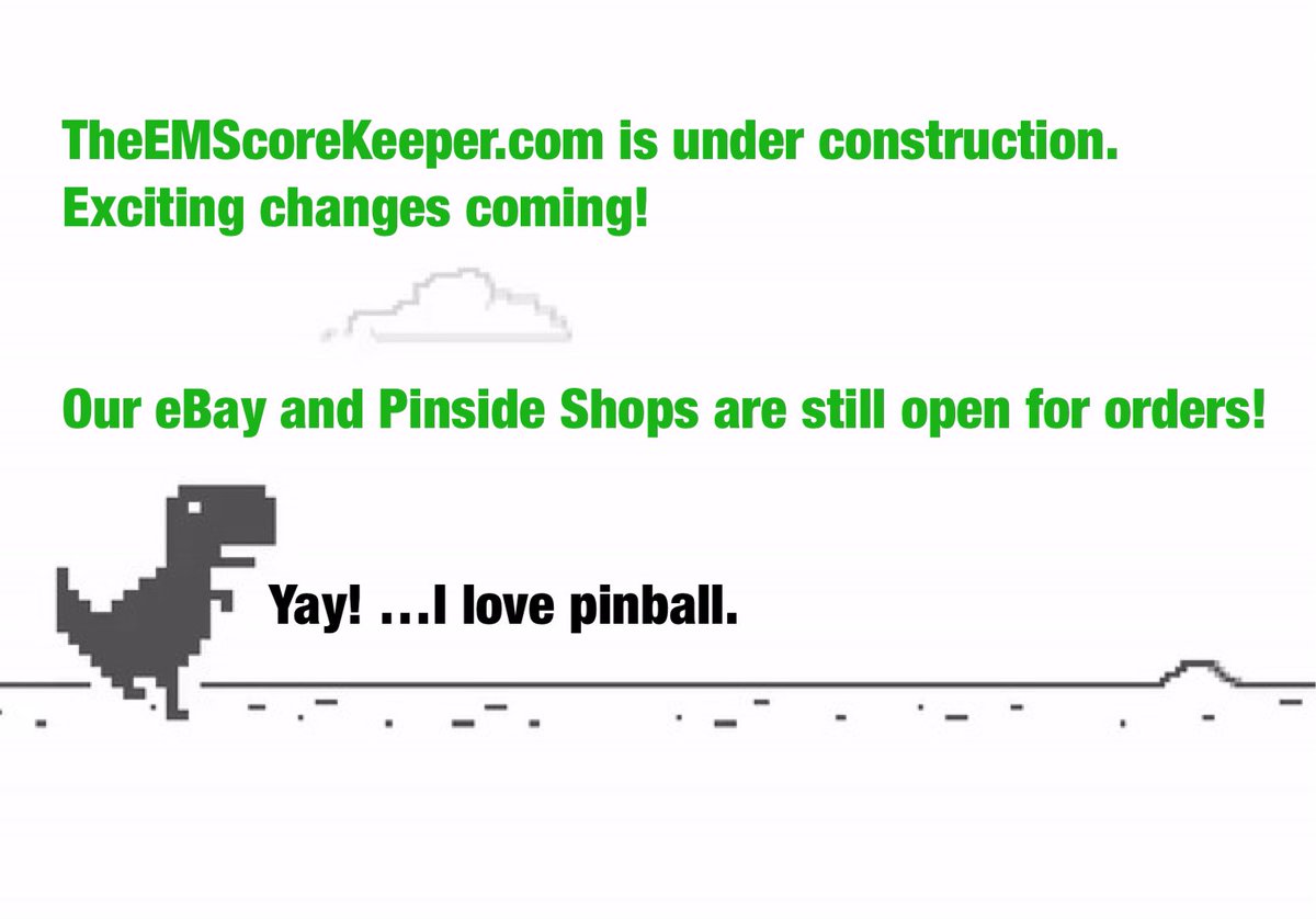 ThePinScientist's tweet image. Website is currently down for construction. Exciting new stuff is coming!

You can still order our products from our Pinside (The EM Scientist) Shop. 

#Pinball
#PinballMod
#PinballMods
#PinballRepair
#PinballRestorations
#PinballCollector
#Gameroom
#Electromechanical