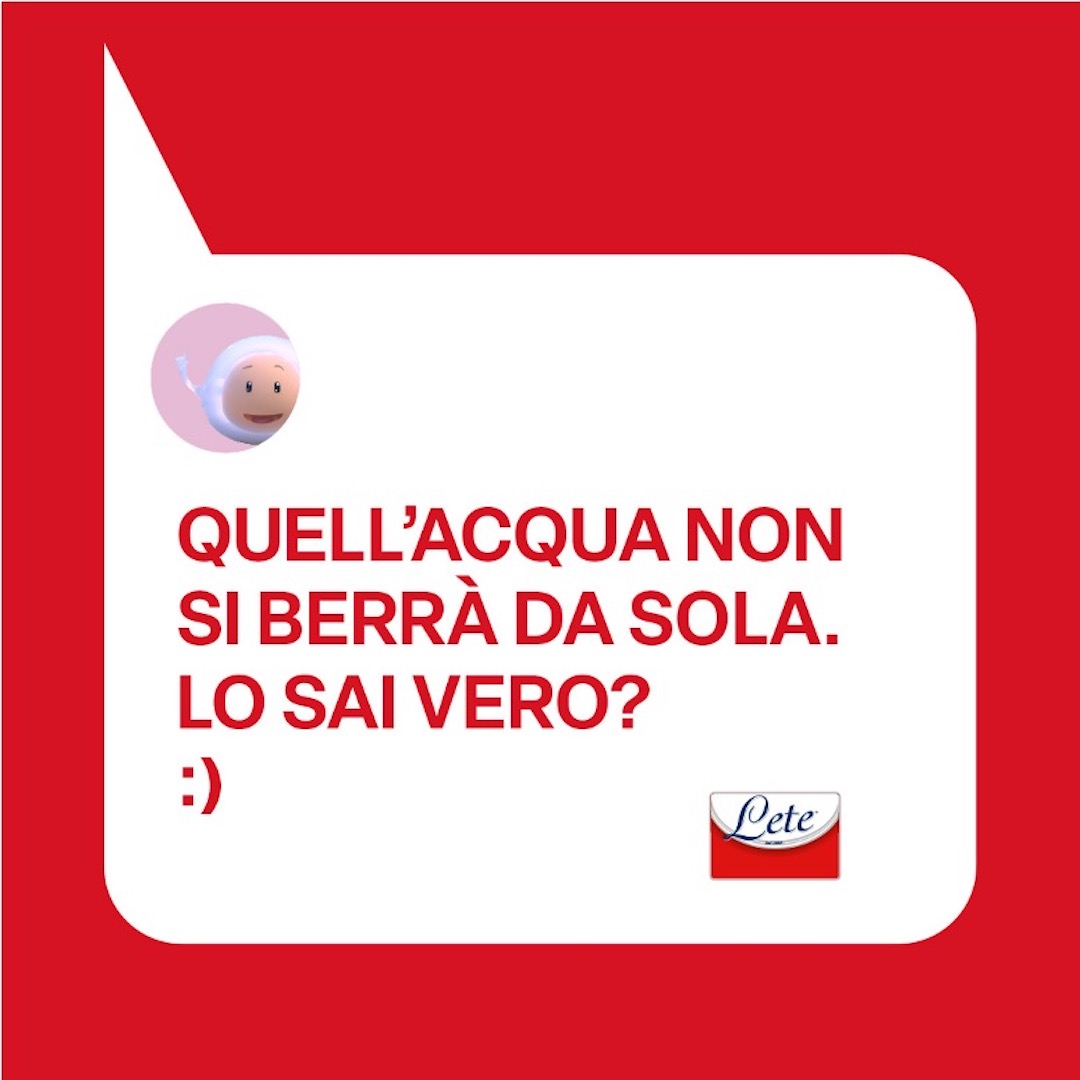 Hai già bevuto un po’ d’acqua oggi?  Se la risposta è no, è ora di rimediare. Lete, con le sue proprietà, ti saprà idratare al massimo. #drinkreminder #alimentazionesana #salute #curadelcorpo #idratazione #acqualete #lacquacheiltuocorpovuole #ottimamossaperletueossa