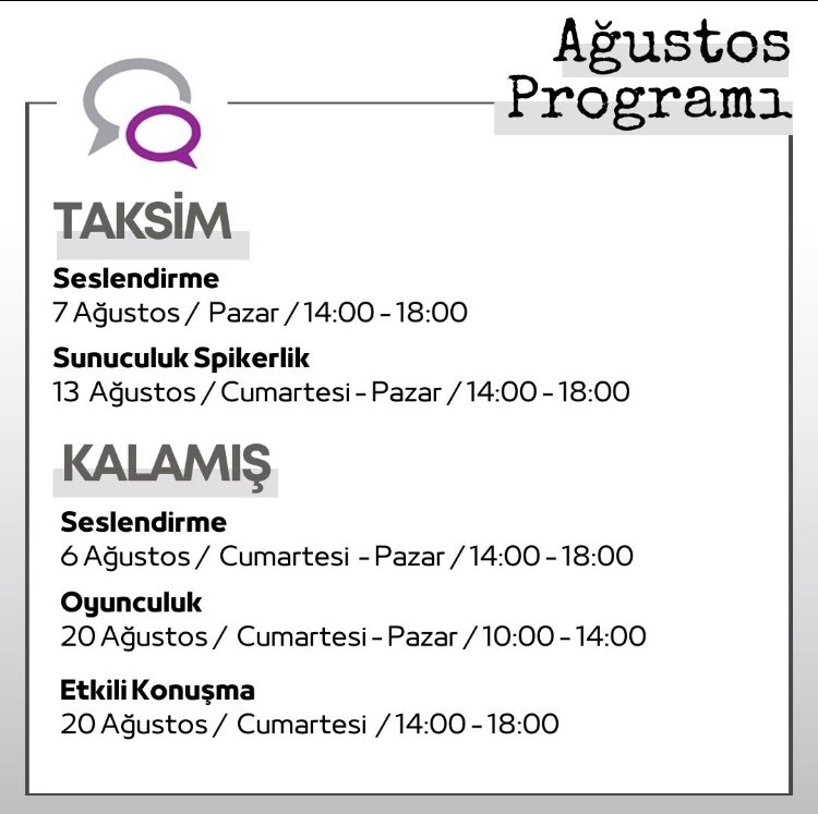 Dialog_iletisim's tweet photo. Taksim ve Kalamış şubelerimizde yeni sınıflarımızda derslerimiz başlıyor! Bilgi ve kayıt işlemleri için: Taksim: 02122494600 / Kalamış: 02164051115 https://t.co/AjK4BNhWrY