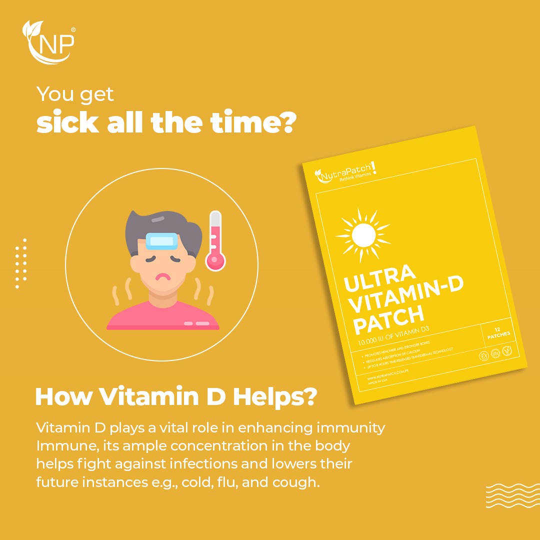 NutraPatch's tweet photo. If your body needs more Vitamin D, our Ultra Vitamin-D Patch can deliver the vital nutrients directly through the skin. 

Get yours now!

#nutrapatch #vitamind #smartchoice #vitaminpatches https://t.co/H7Min2eEYF
