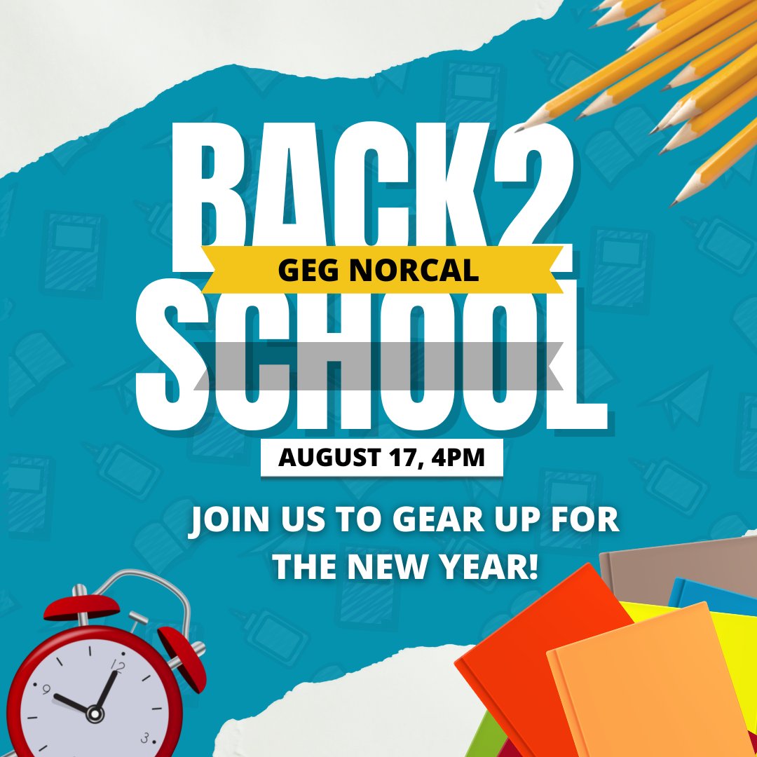 As we head back to school, let's inspire, encourage, and share with one another!

Join us on August 17th, at 4 pm to kick off the new year and a new season of #GEGNorCal! 

#GlobalGEG #BetterTogether #GAFE #GoogleForEd #Edtechteam #GoogleET #GoogleEC #GoogleEI