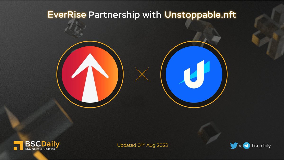 EverChart's tweet photo. EverRise: RT @bsc_daily: π₯ @EverRise Partnership with @unstoppableweb π
#RISE - Building Multi-Chain #DeFi Security Infrastructure with $RISE on #BNB #ETH #MATIC #FTM & #AVAXπ§¬Β
#Unstoppableweb3 - the #1 provider of #NFT domains. Your name, universa⦠https://t.co/LRyDuliDwB